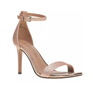 New WILD PAIR Bethie  Dress Sandals 9W Rose Gold NWT
